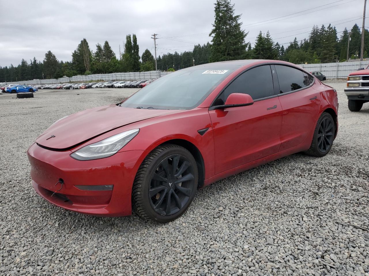 2018 Tesla Model 3 на продаже в Graham, WA - Rear End