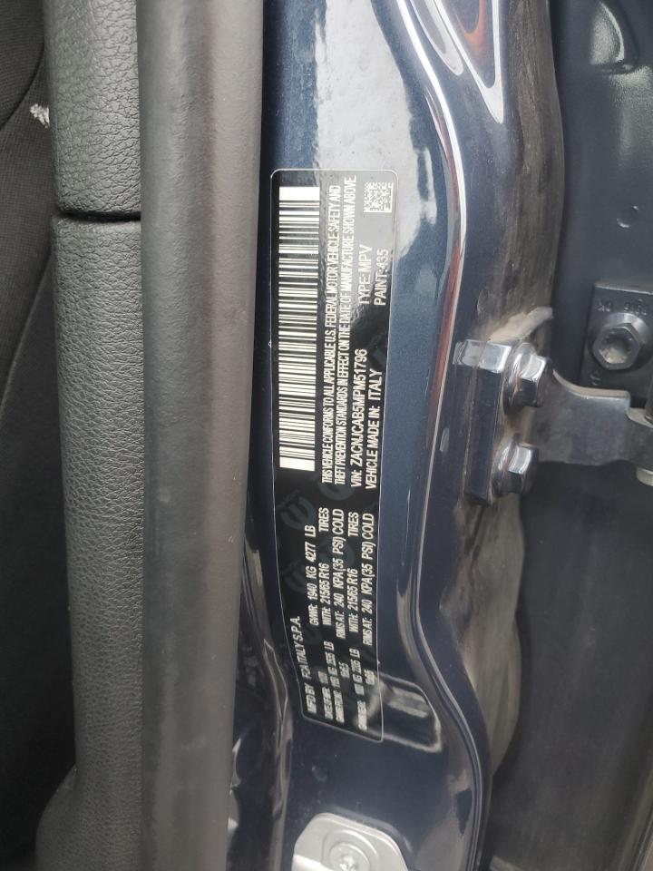 2021 Jeep Renegade Sport VIN: ZACNJCAB5MPM51796 Lot: 61750385