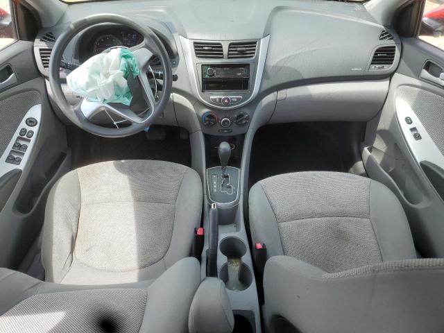  HYUNDAI ACCENT 2013 Красный