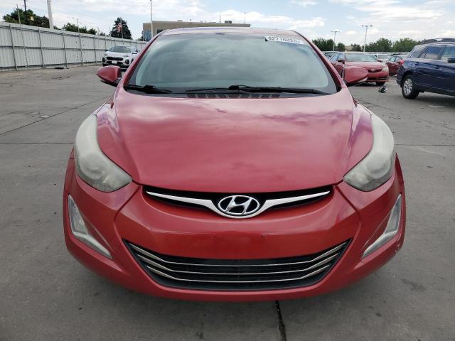  HYUNDAI ELANTRA 2014 Czerwony