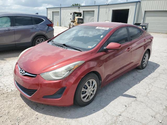 Sedans HYUNDAI ELANTRA 2016 Czerwony