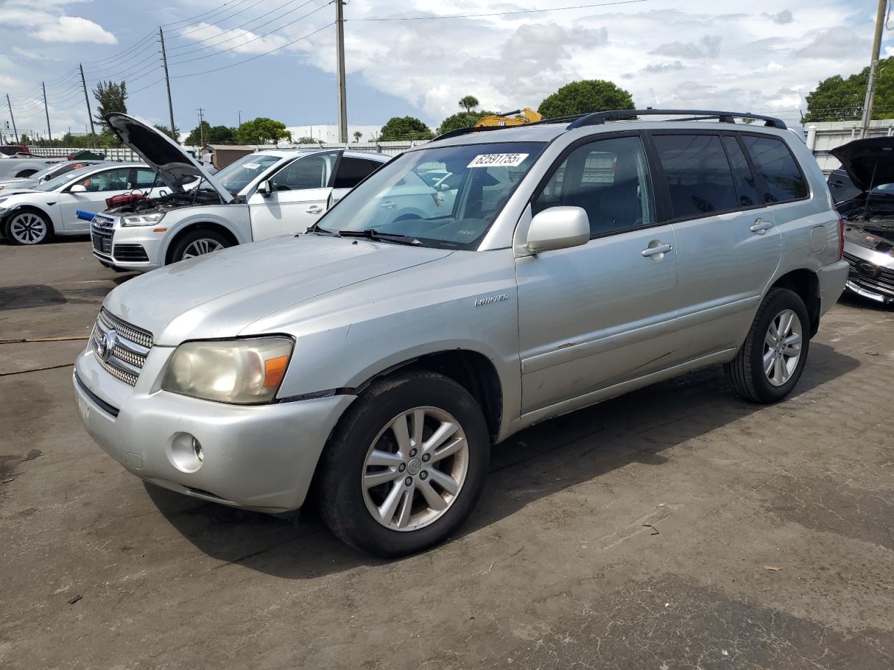 TOYOTA HIGHLANDER 2006 VIN JTEEW21A460014835
