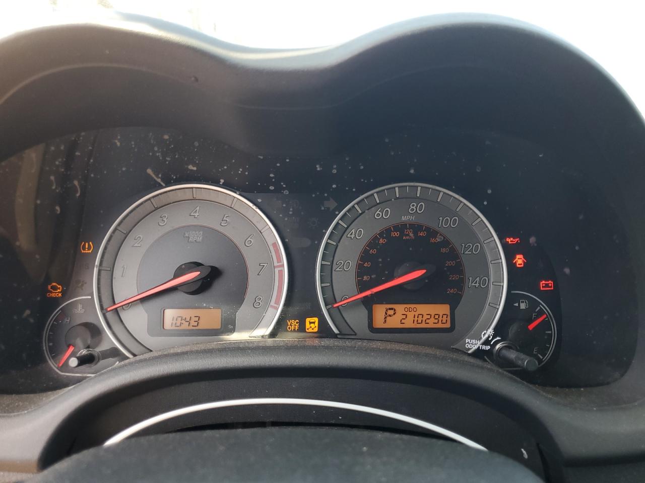 TOYOTA COROLLA 2010 VIN 2T1BU4EE5AC242671 фото 9