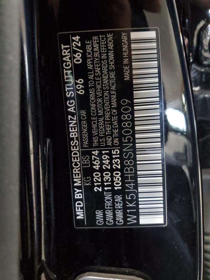 2025 Mercedes-Benz Cla 250 4Matic VIN: W1K5J4HB8SN508809 Lot: 62667885