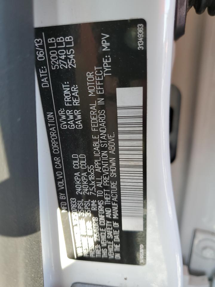 2014 Volvo Xc60 3.2 VIN: YV4952DL3E2507833 Lot: 62456005