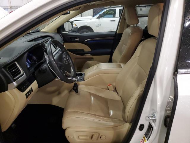  TOYOTA HIGHLANDER 2014 Белый