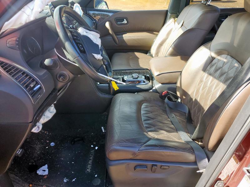  NISSAN ARMADA 2021 Czerwony