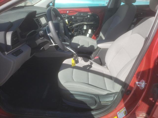  HYUNDAI ELANTRA 2019 Красный