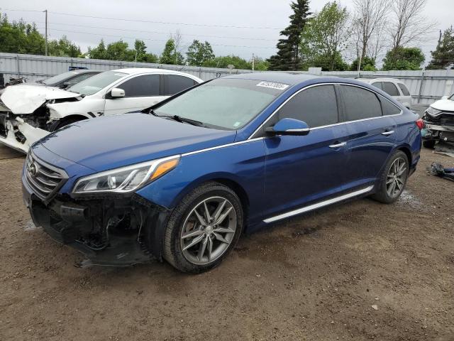 HYUNDAI SONATA 2015 Синий