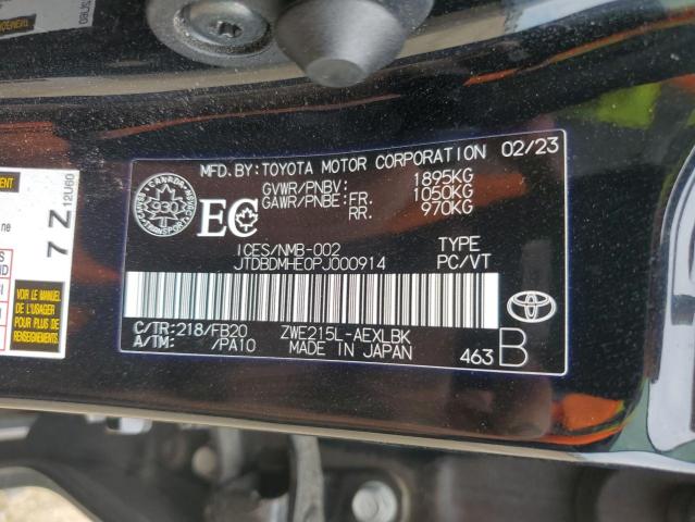 2023 TOYOTA COROLLA LE  