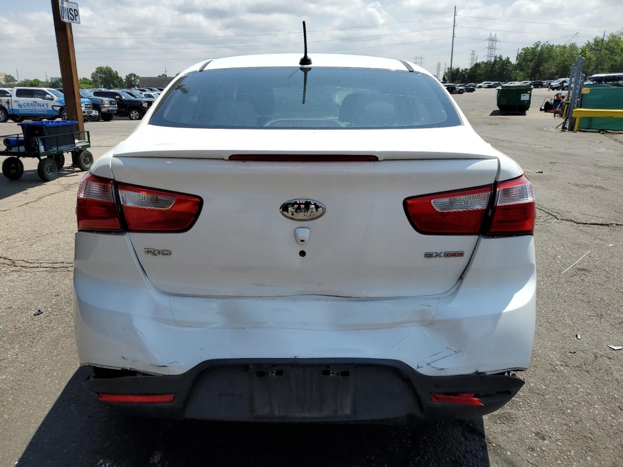 2013 Kia Rio Ex VIN: KNADN4A3XD6229949 Lot: 62428395