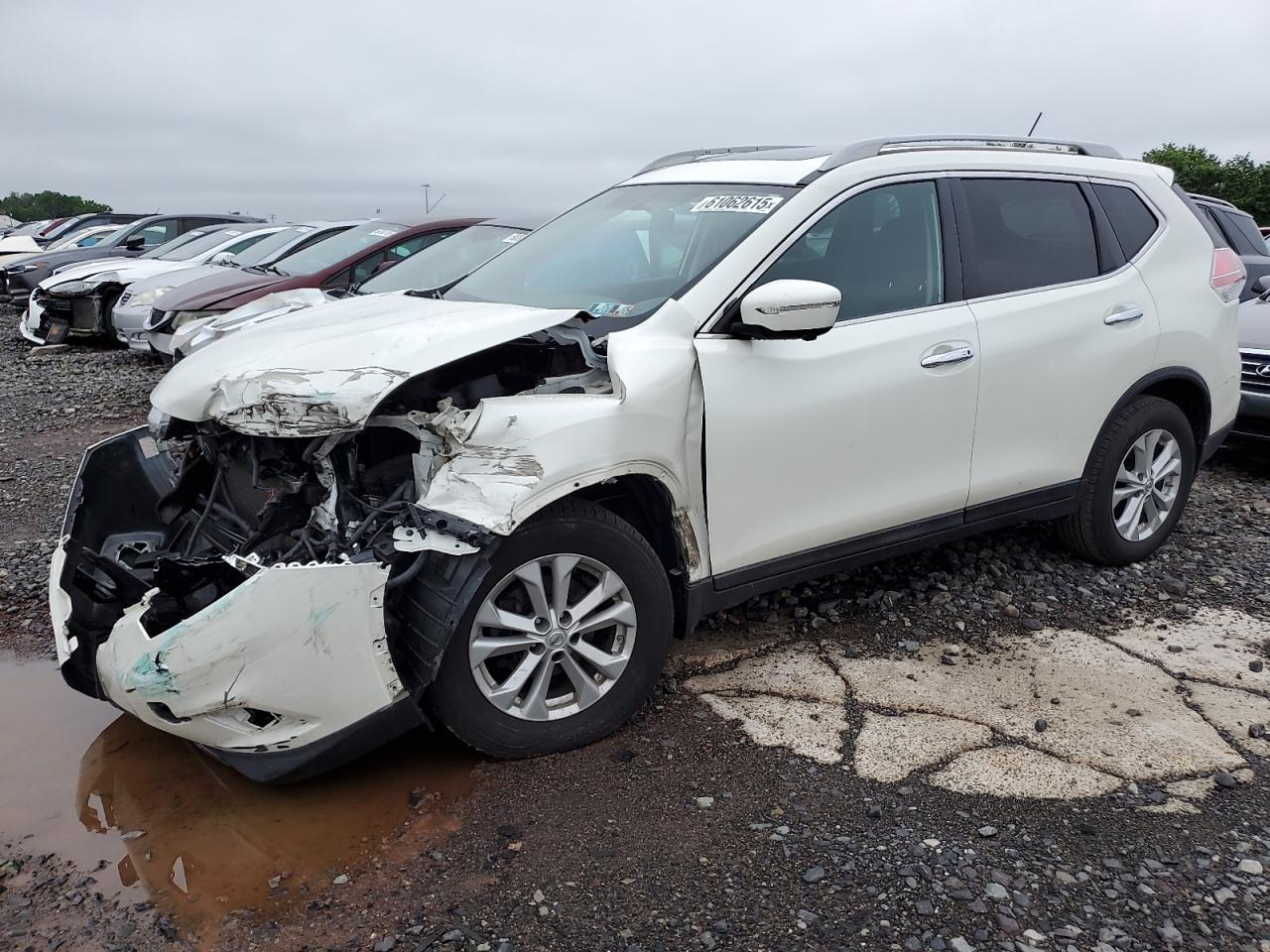 2015 Nissan Rogue S იყიდება Pennsburg-ში, PA - Front End