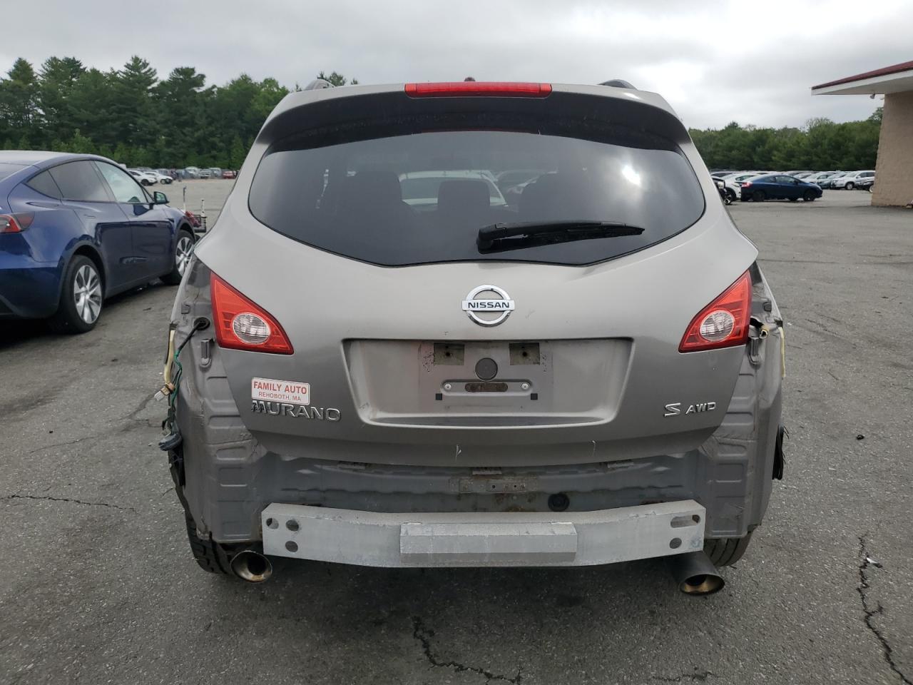 2009 Nissan Murano S VIN: JN8AZ18W49W211046 Lot: 58597615