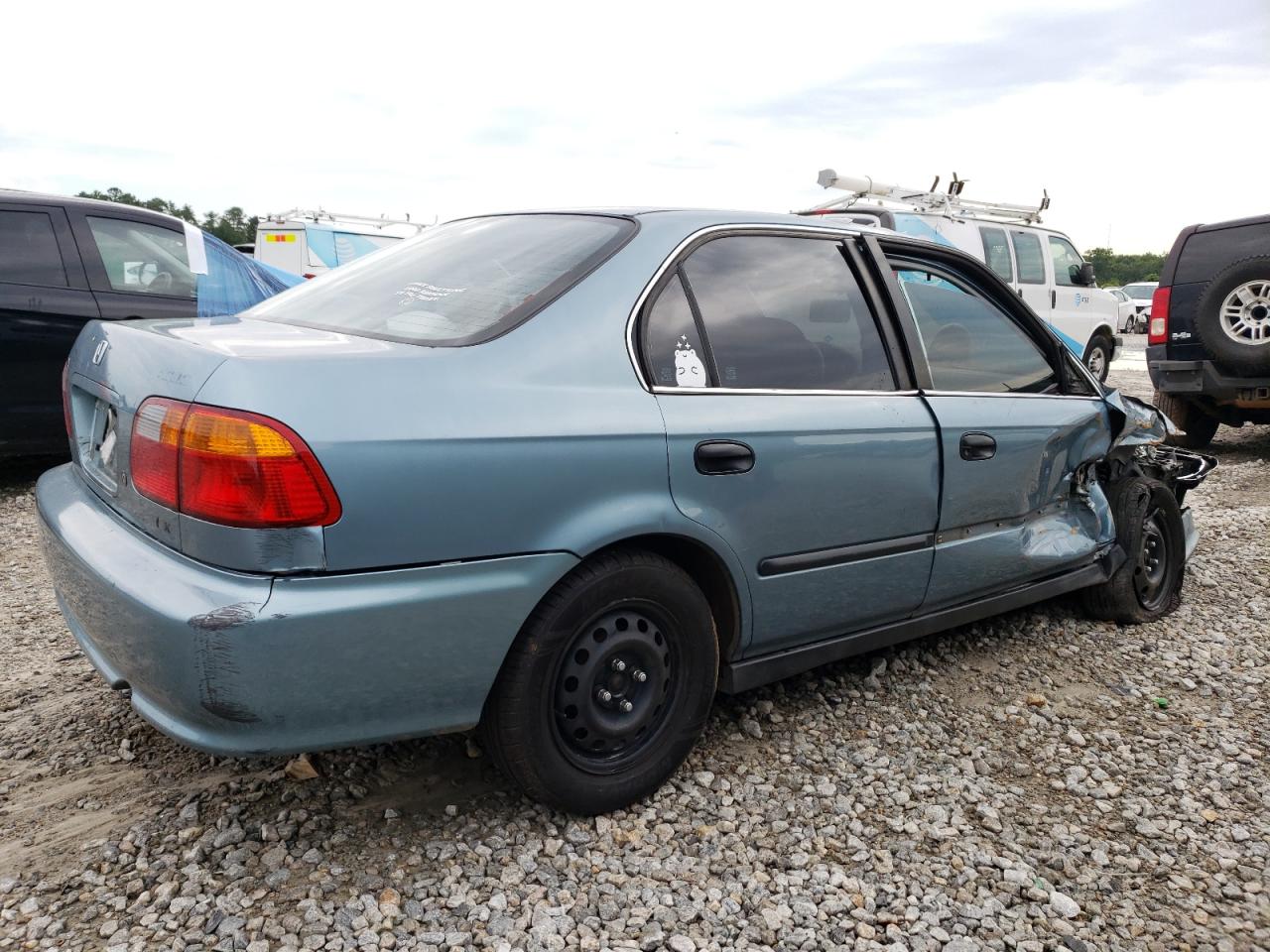 HONDA CIVIC 2000 VIN 1HGEJ6675YL038622 фото 3
