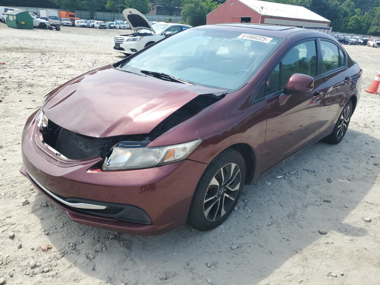 2013 Honda Civic Ex zu verkaufen in Mendon, MA - Front End
