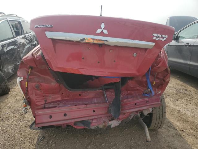  MITSUBISHI MIRAGE 2018 Czerwony