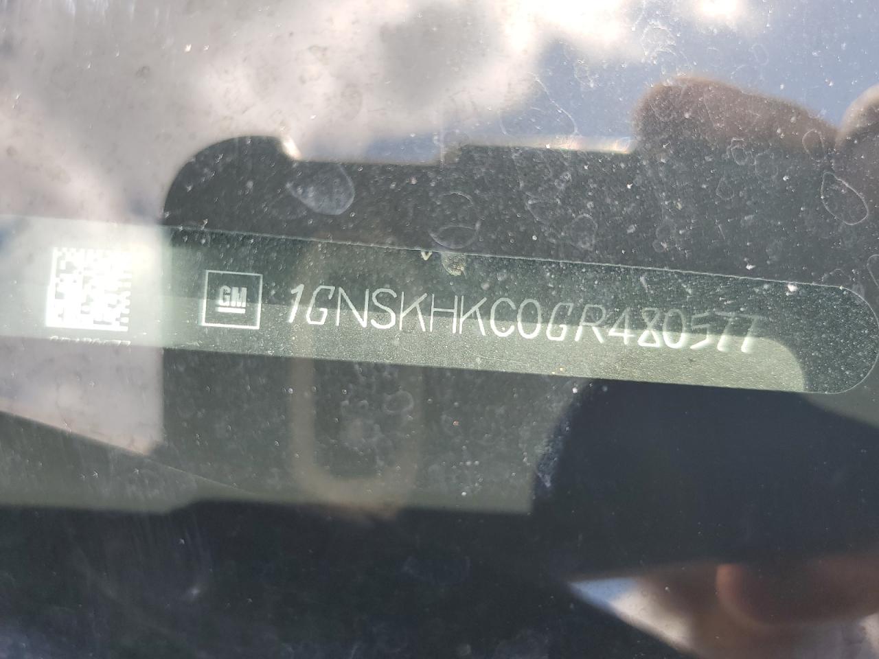 1GNSKHKC0GR480577 CHEVROLET SUBURBAN 2016