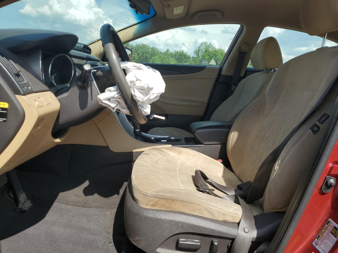 2012 Hyundai Sonata Gls VIN: 5NPEB4AC1CH427288 Lot: 62653785
