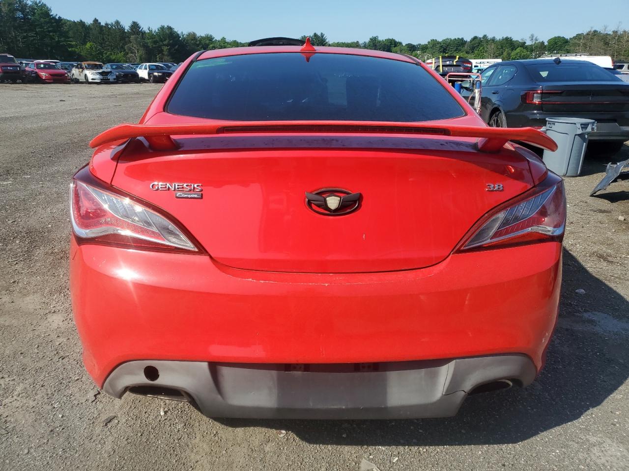 2013 Hyundai Genesis Coupe 3.8L VIN: KMHHU6KJ7DU111641 Lot: 61725105