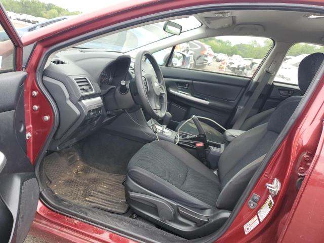  SUBARU IMPREZA 2016 Бордовий