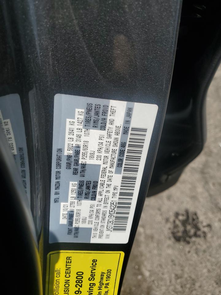 2021 Mazda Cx-9 Touring VIN: JM3TCBCY6M0542251 Lot: 59590475