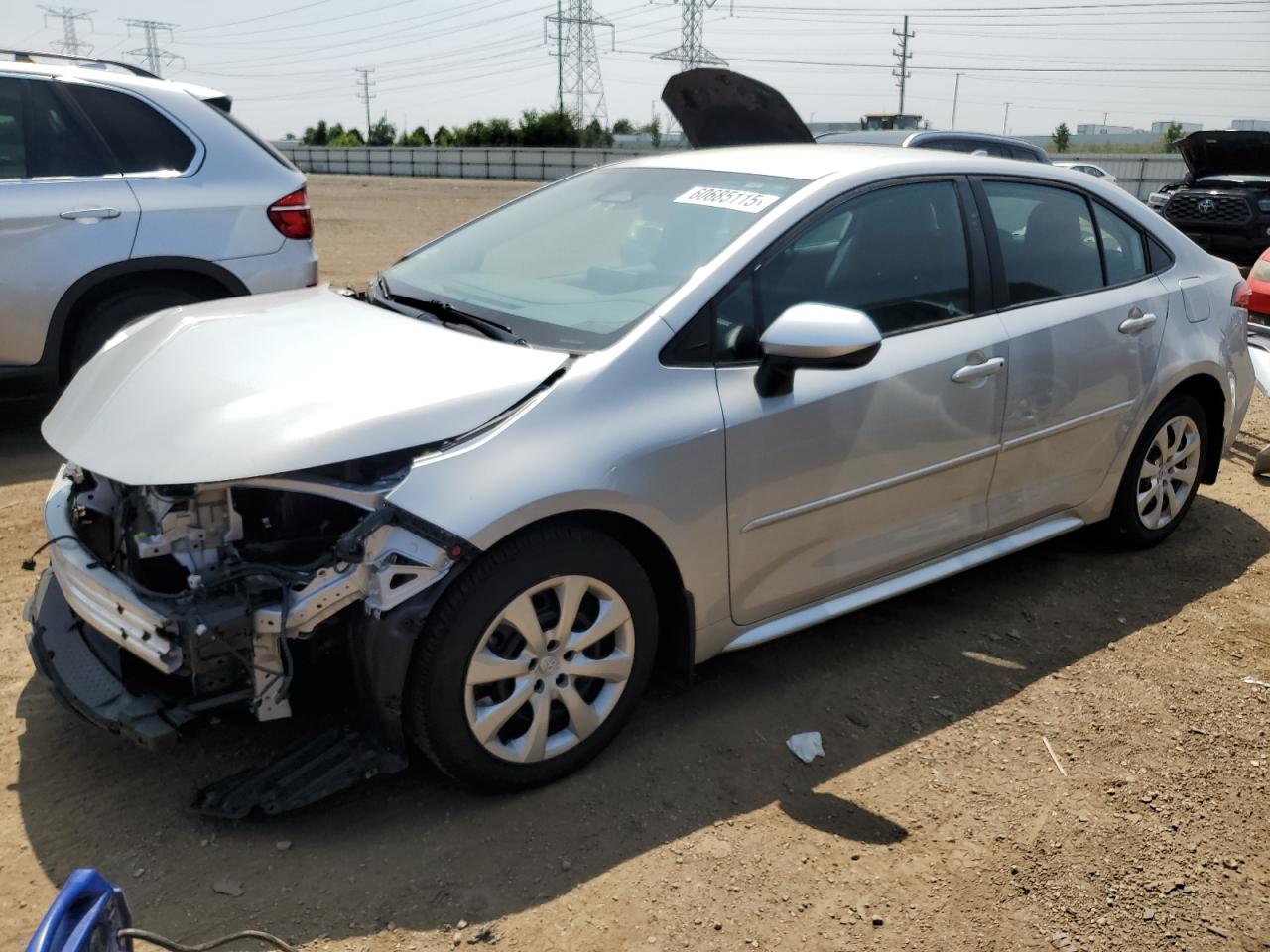 2023 Toyota Corolla Le na sprzedaż w Elgin, IL - Front End