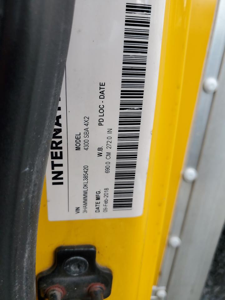 INTERNATIONAL 4000 SERIE 2019 VIN 3HAMMMML0KL385420 фото 10