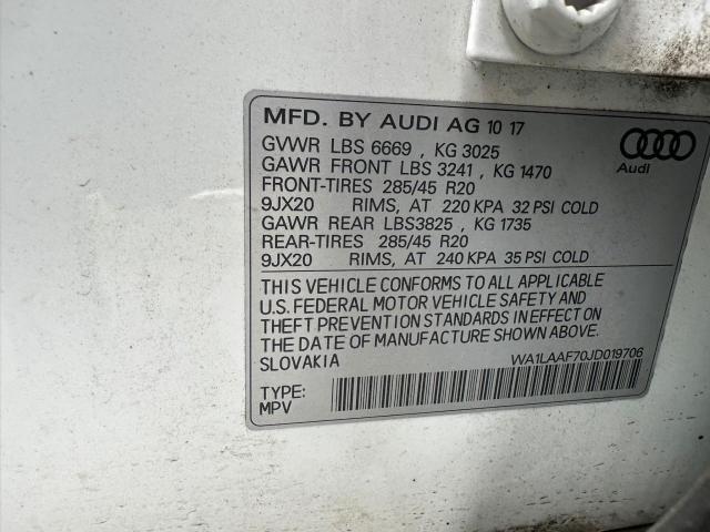 2018 AUDI Q7 PREMIUM PLUS  
