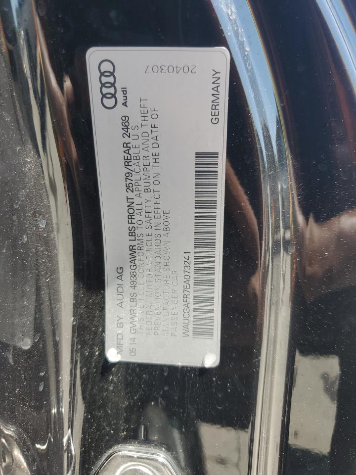 2014 Audi S5 Premium Plus VIN: WAUCGAFR7EA073241 Lot: 60831935