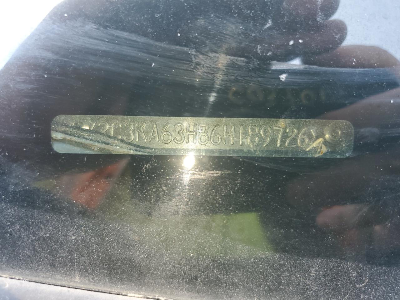 2006 Chrysler 300C VIN: 2C3KA63H86H189726 Lot: 90220275