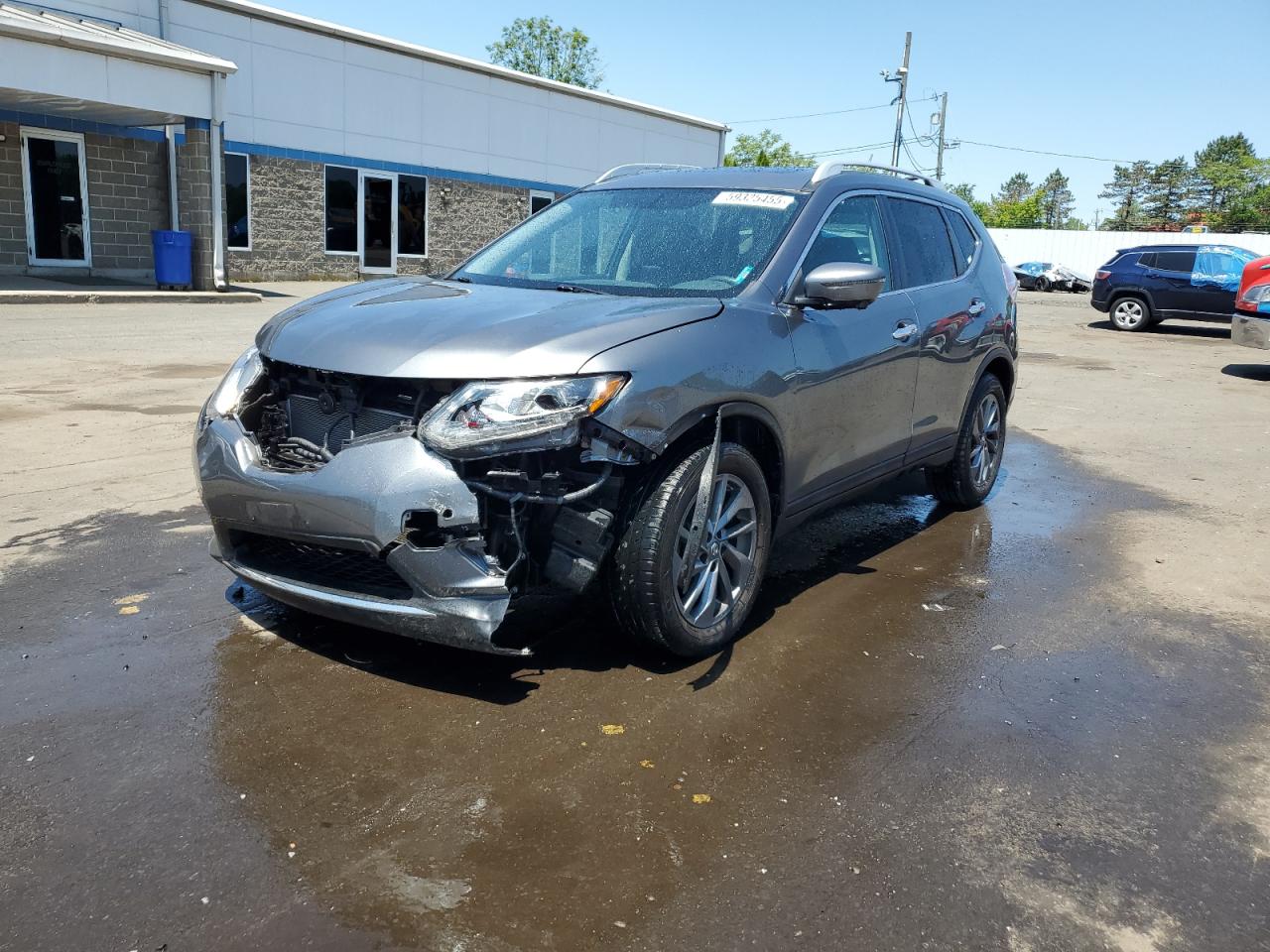 2016 Nissan Rogue S na sprzedaż w New Britain, CT - Front End