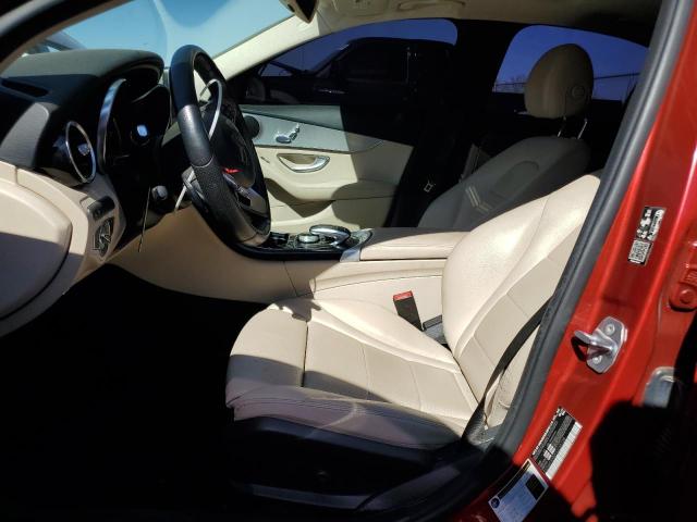  MERCEDES-BENZ C-CLASS 2018 Red