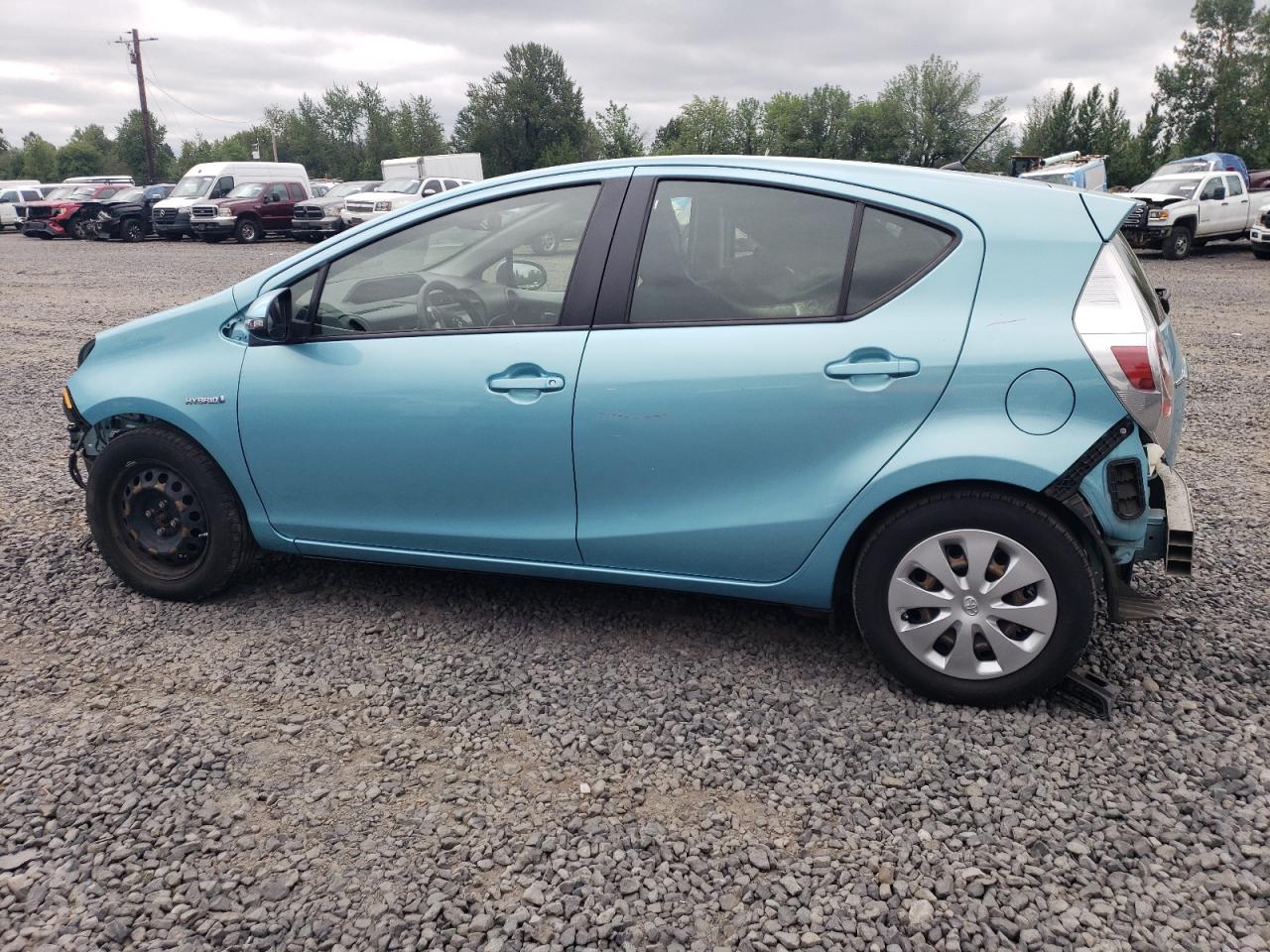 TOYOTA PRIUS 2014 VIN JTDKDTB36E1062011 zdjęcie 2