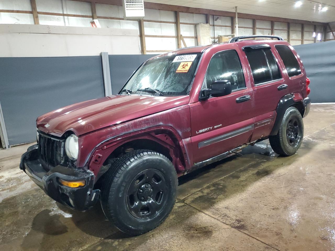 JEEP LIBERTY 2002 VIN 1J4GL58K62W358660
