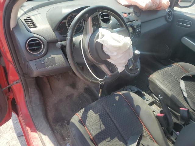  MAZDA 2 2012 Czerwony