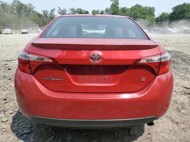 TOYOTA COROLLA 2014 Червоний