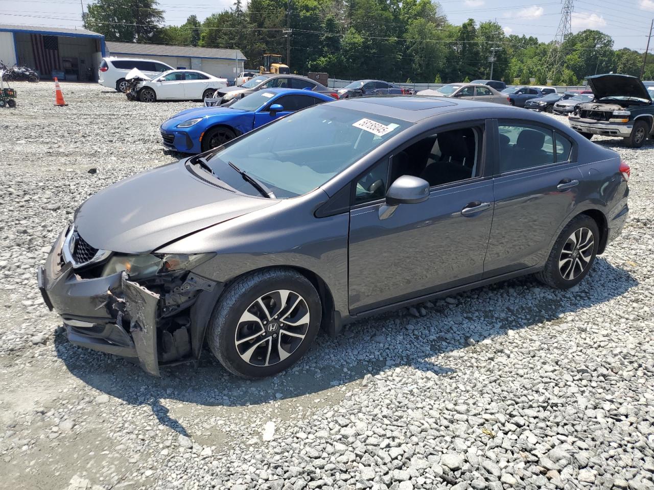 2013 Honda Civic Ex იყიდება Mebane-ში, NC - Front End