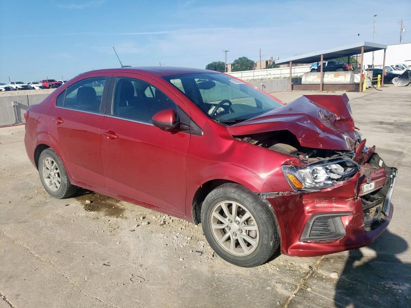  CHEVROLET SONIC 2018 Burgundy