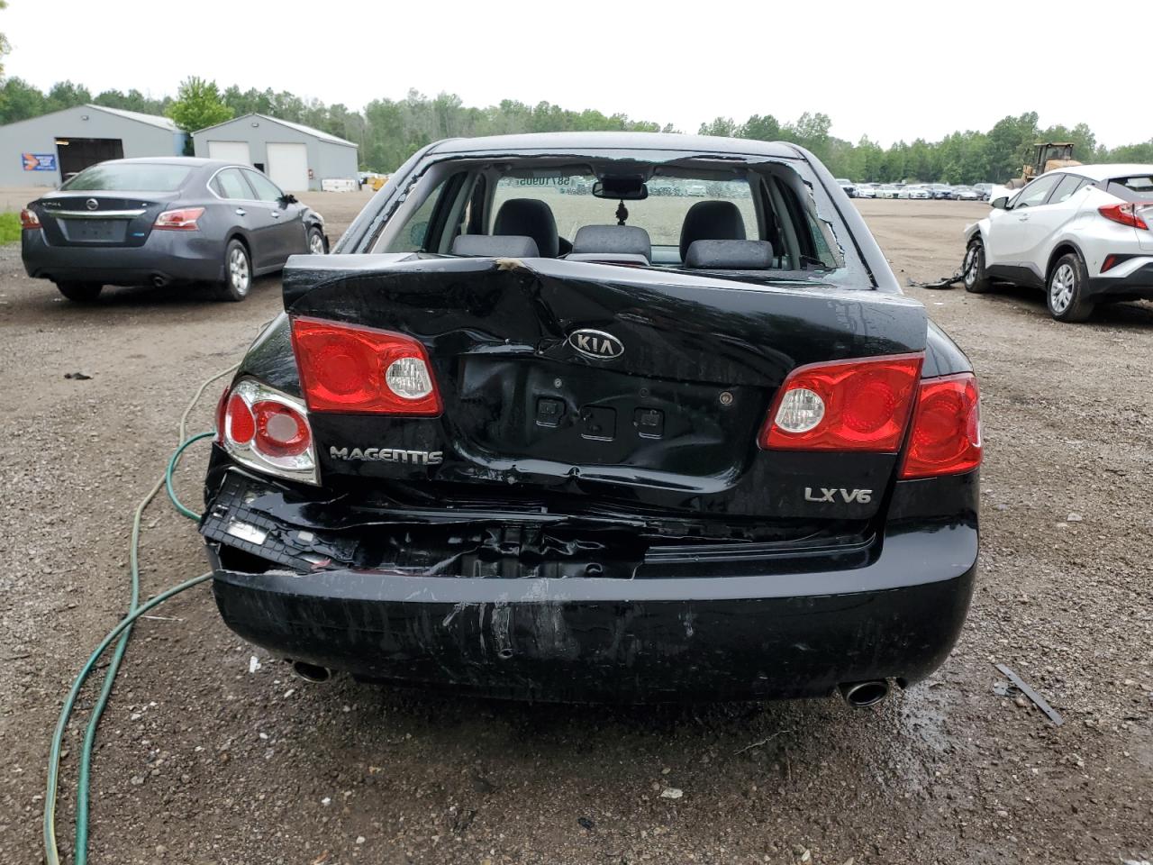 2008 Kia Optima Lx VIN: KNAGE124185237081 Lot: 58710905