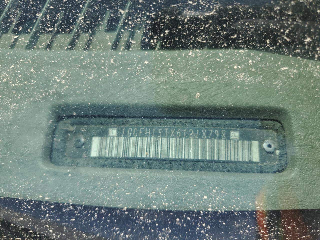 2006 Chevrolet Express G1500 VIN: 1GCFH15TX61218798 Lot: 59220715