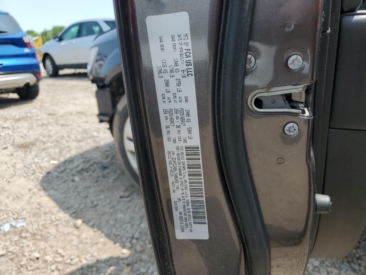 2018 Dodge Journey Se VIN: 3C4PDCABXJT496093 Lot: 58858935