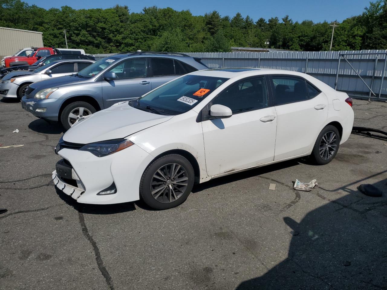 2017 Toyota Corolla L na sprzedaż w Exeter, RI - Front End