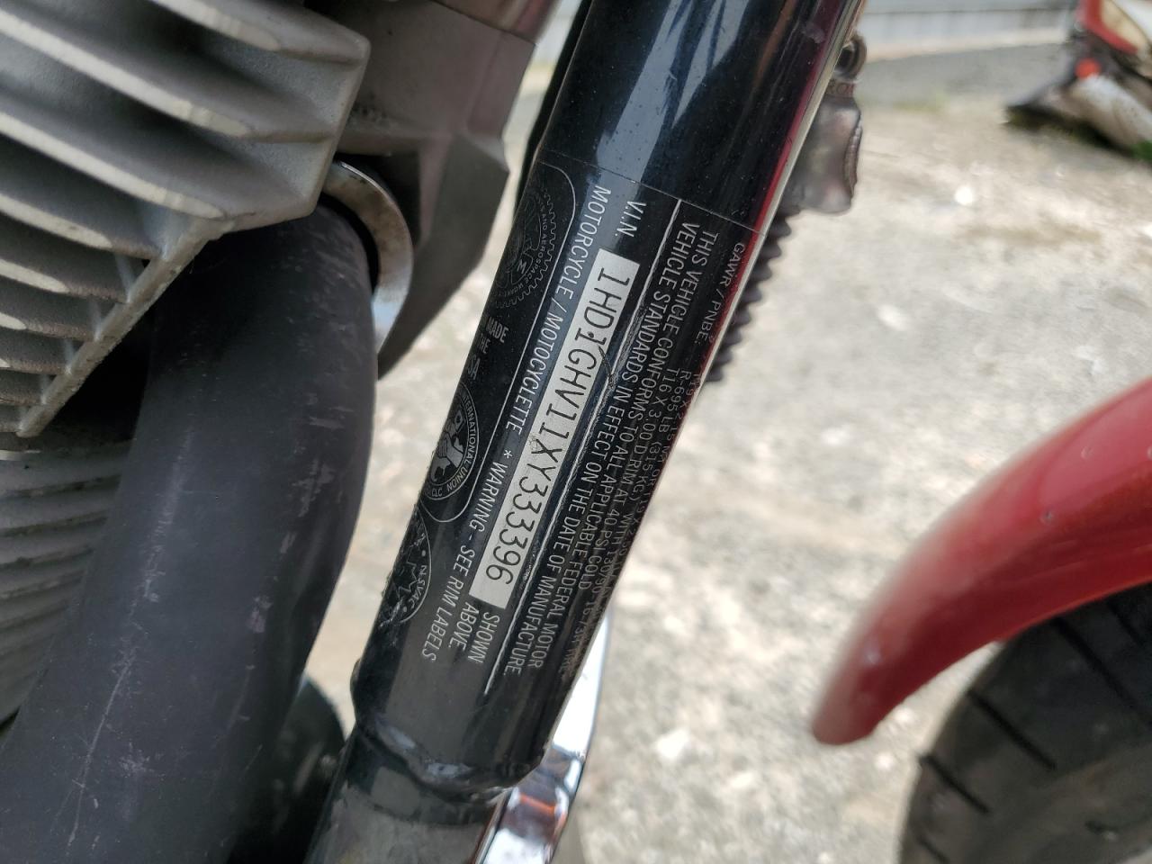 1999 Harley-Davidson Fxd VIN: 1HD1GHV11XY333396 Lot: 59054795