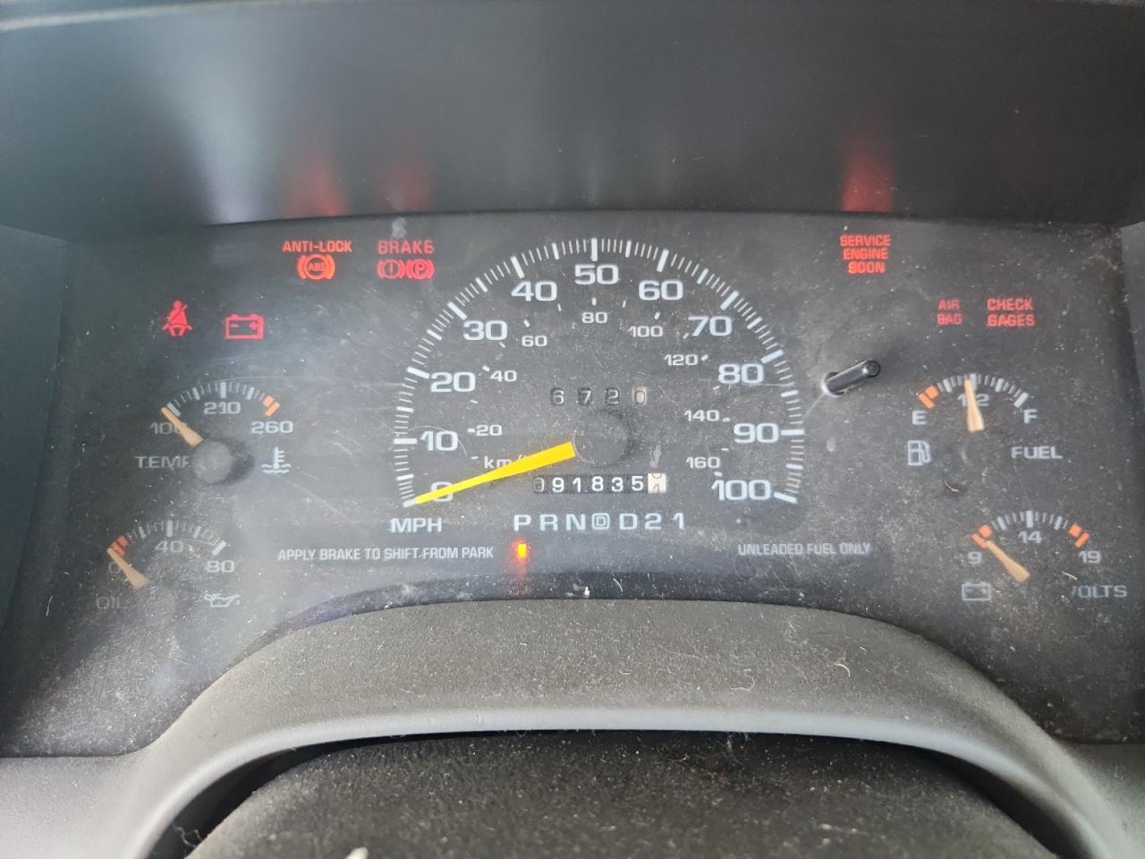 1996 Chevrolet Blazer VIN: 1GNDT13W8T2264162 Lot: 62783675