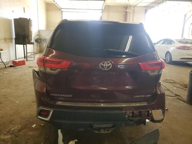  TOYOTA HIGHLANDER 2018 Maroon