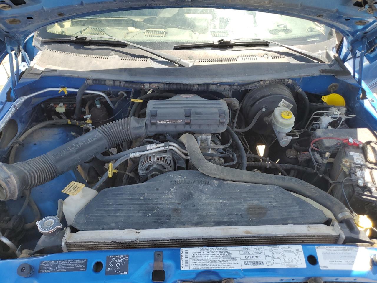 2000 Dodge Ram 1500 VIN: 3B7HF13Z9YM214706 Lot: 61821855