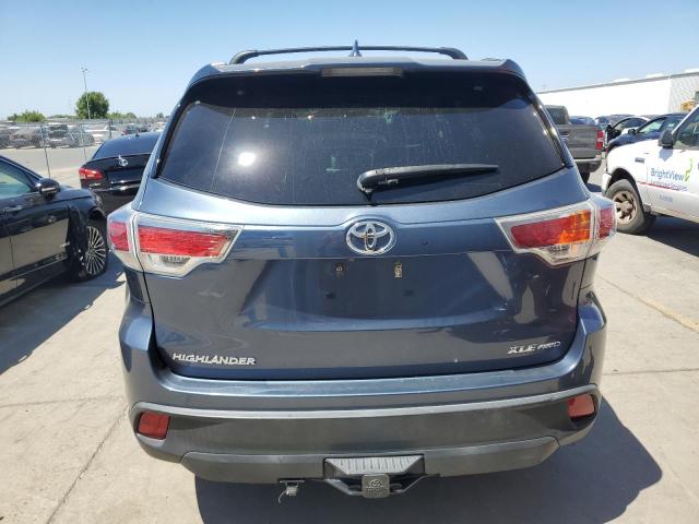  TOYOTA HIGHLANDER 2016 Granatowy
