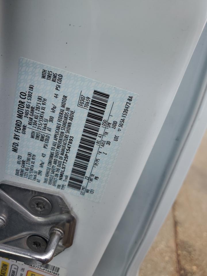 2023 Ford Transit Connect Xlt VIN: NM0LS7T25P1547893 Lot: 60525515