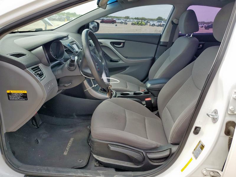 Sedans HYUNDAI ELANTRA 2015 White