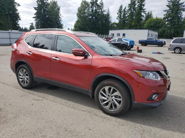  NISSAN ROGUE 2015 Czerwony